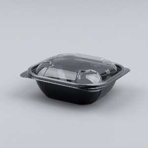 투명밀폐용기(샐러드,반찬포장)DL-106(블랙)900개세트