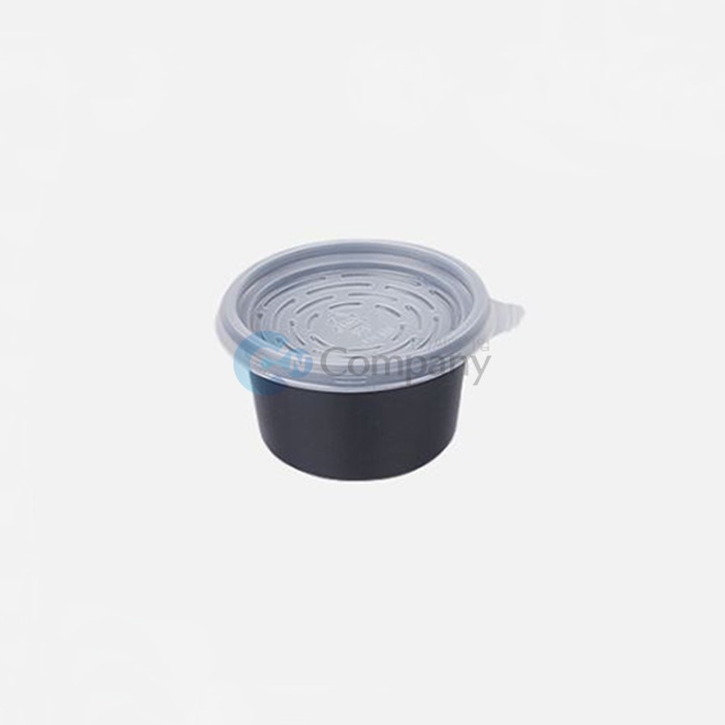 일회용소스컵,소스용기,초장,쌈장/JH70파이 대 블랙 1,500개세트