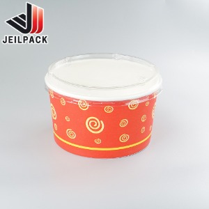 종이그릇,라면,우동,비빔밥 포장용기1200cc레드/300개세트
